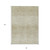 8' X 10' Khaki And Beige Abstract Washable Indoor Outdoor Area Rug