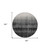 8' Black Ivory And Gray Round Ombre Washable Indoor Outdoor Area Rug