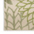 12' X 15' Ivory And Green Floral Indoor Outdoor Area Rug Polypropylene