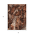 9' X 12' Orange Floral Washable Non Skid Indoor Outdoor Area Rug