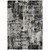 10' X 14' Black And Gray Abstract Washable Indoor Outdoor Area Rug