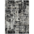 10' X 14' Black And Gray Abstract Washable Indoor Outdoor Area Rug