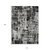 10' X 14' Black And Gray Abstract Washable Indoor Outdoor Area Rug
