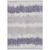 9' X 12' Lavender Purple And Ivory Striped Washable Indoor Outdoor Area Rug