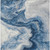 10' X 14' Navy Blue And Silver Abstract Washable Indoor Outdoor Area Rug