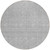 8' Gray And Silver Round Geometric Washable Indoor Outdoor Area Rug - Gray, Silver