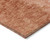9' X 12' Red Copper And Terra Cotta Ombre Washable Indoor Outdoor Area Rug