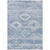 9' X 12' Denim Blue And Sky Blue Southwestern Washable Indoor Outdoor Area Rug