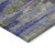 10' X 14' Lavender Pink And Blue Abstract Washable Indoor Outdoor Area Rug