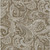 10' X 14' Chocolate Beige And Ivory Paisley Washable Indoor Outdoor Area Rug