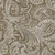 10' X 14' Chocolate Beige And Ivory Paisley Washable Indoor Outdoor Area Rug