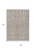 9' X 12' Taupe And Ivory Geometric Washable Indoor Outdoor Area Rug - 880016761092