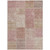 9' X 12' Blush Pink And Mauve Patchwork Washable Indoor Outdoor Area Rug
