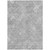 8' X 10' Gray And Silver Geometric Washable Indoor Outdoor Area Rug