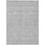 9' X 12' Silver Gray And Ivory Floral Washable Indoor Outdoor Area Rug