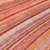 8' Terra Cotta Salmon And Orange Round Striped Washable Indoor Outdoor Area Rug