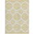 8' X 10' Gold And Ivory Medallion Washable Indoor Outdoor Area Rug