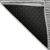 10' X 14' Charcoal And Ivory Geometric Washable Indoor Outdoor Area Rug
