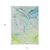 10' X 14' Green Abstract Washable Non Skid Indoor Outdoor Area Rug