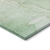 10' X 14' Green Abstract Washable Non Skid Indoor Outdoor Area Rug