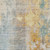 8' X 10' Linen Teal Blue And Copper Abstract Washable Indoor Outdoor Area Rug