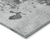 8' X 10' Gray And Silver Horse Washable Indoor Outdoor Area Rug