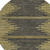 8' Dark Gray And Gold Round Abstract Washable Indoor Outdoor Area Rug