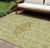 10' X 14' Sage Medallion Washable Indoor Outdoor Area Rug