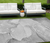 10' X 14' Gray and Ivory Abstract Washable Non Skid Indoor Outdoor Area Rug