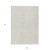 9' X 12' Ivory And Beige Geometric Washable Indoor Outdoor Area Rug Transitional Style - Ivory, Beige Color