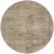 8' Brown And Taupe Round Aztec Washable Indoor Outdoor Area Rug