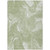 8' X 10' Artichoke Green Fern Green And Ivory Abstract Washable Indoor Outdoor Area Rug