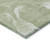 8' X 10' Artichoke Green Fern Green And Ivory Abstract Washable Indoor Outdoor Area Rug