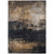 8' X 10' Charcoal Tan And Beige Abstract Washable Indoor Outdoor Area Rug