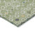 10' X 14' Sage Ivory And Teal Blue Geometric Washable Indoor Outdoor Area Rug