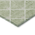 8' X 10' Green Beige And Ivory Geometric Washable Indoor Outdoor Area Rug