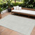 9' X 12' Silver And Gray Geometric Washable Indoor Outdoor Area Rug - 608219040581
