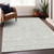 9' X 12' Silver And Gray Geometric Washable Indoor Outdoor Area Rug - 608219040581