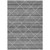 8' X 10' Gray And Silver Geometric Washable Indoor Outdoor Area Rug - Gray, Silver