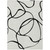 8' X 10' White And Black Abstract Washable Indoor Outdoor Area Rug
