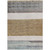 9' X 12' Brown Ivory And Blue Abstract Washable Indoor Outdoor Area Rug