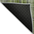 8' X 8' Green Black and Gray Round Plaid Washable Non Skid Indoor Outdoor Area Rug