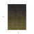 10' X 14' Olive Green And Charcoal Abstract Washable Indoor Outdoor Area Rug