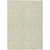 9' X 12' Ivory And Beige Floral Washable Indoor Outdoor Area Rug