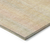 9' X 12' Yellow and Orange Striped Washable Non Skid Indoor Outdoor Area Rug
