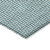 9' X 12' Teal Blue And Silver Geometric Washable Indoor Outdoor Area Rug - Teal Blue, Silver