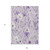 9' X 12' Lavender And Lilac Floral Washable Indoor Outdoor Area Rug Transitional Style - Lavender, Lilac Color