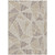 9' X 12' Brown Taupe And Beige Geometric Washable Indoor Outdoor Area Rug