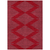 10' X 14' Red And Gray Geometric Washable Indoor Outdoor Area Rug