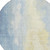 8' Denim Blue And Beige Round Abstract Washable Indoor Outdoor Area Rug